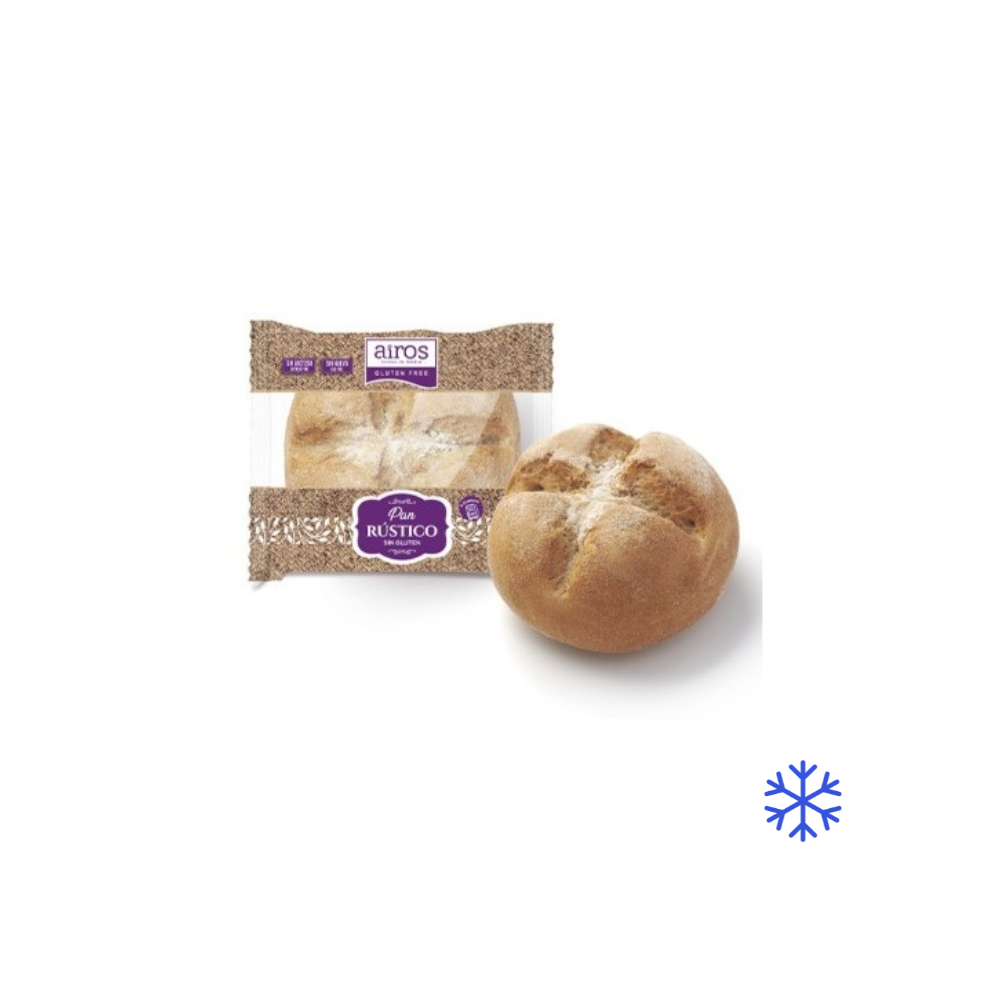 AIROS - PAN RÚSTICO REDONDO CONGELADO 85g x 20 unidades