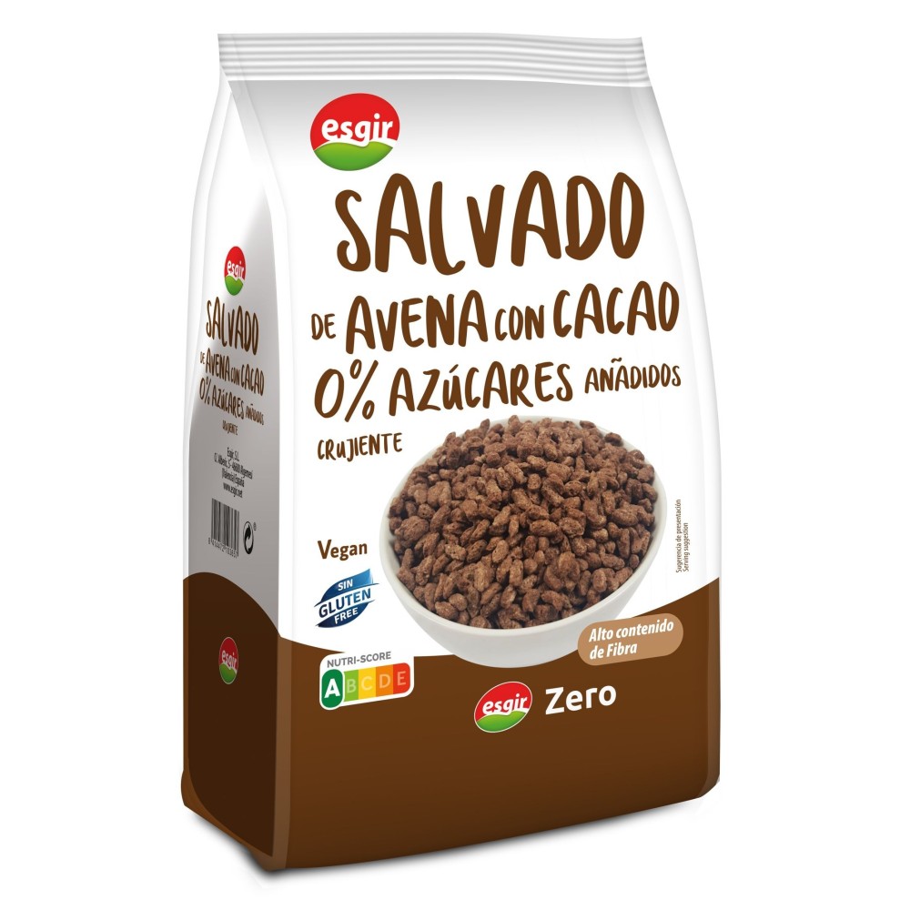 Salvado de Avena Con Cacao 275g  - Sin gluten - Esgir