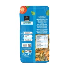 Hélices con vegetales 450 gr. GALLO SIN GLUTEN