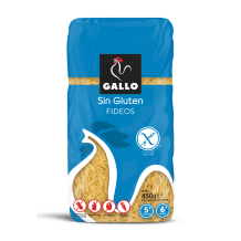 Fideos 450gr. GALLO SIN GLUTEN