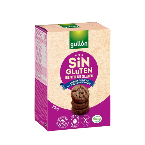 Cookies de Cacao con Choco Chips Gullón