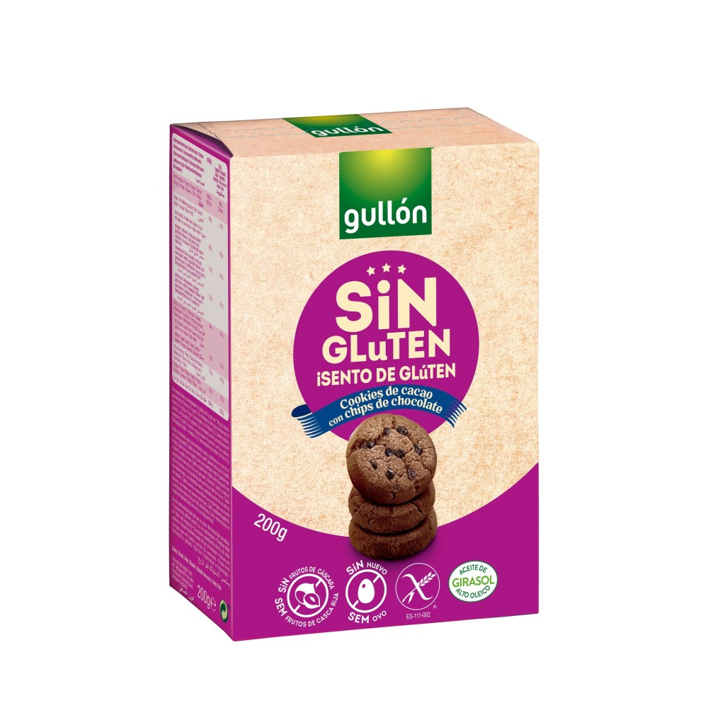Cookies de Cacao con Choco Chips Gullón