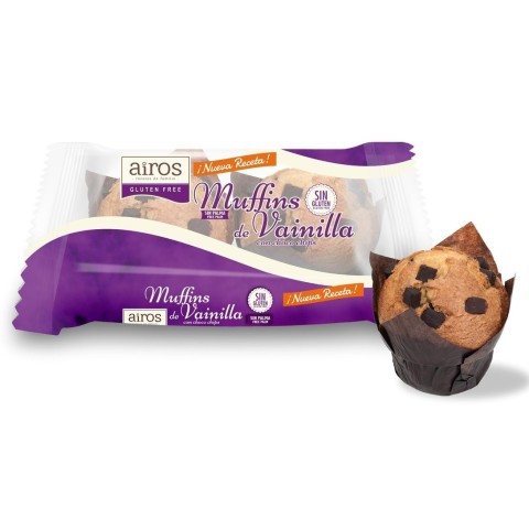 Muffins de Vainilla con choco chips - 170 grs.