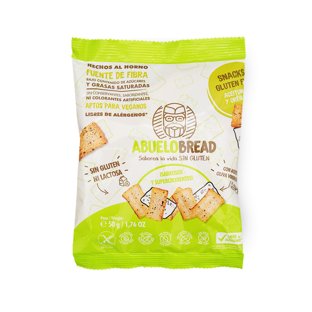 Snacks de Aceituna y Orégano - 50 grs.