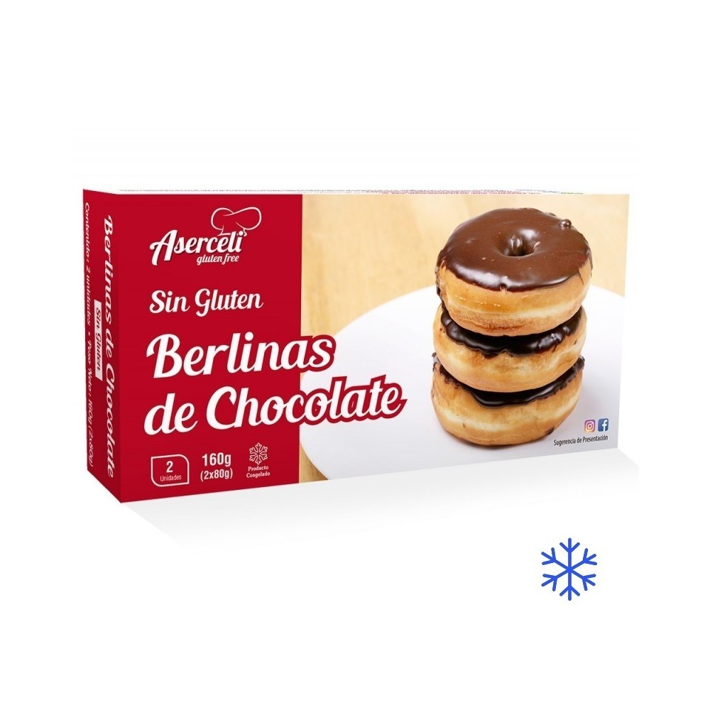 Berlinas de Chocolate (2 UDS) - 100 grs.