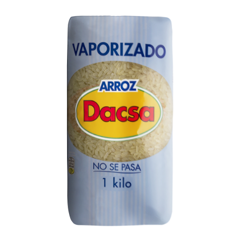 Arroz Dacsa Vaporizado, 1 kg