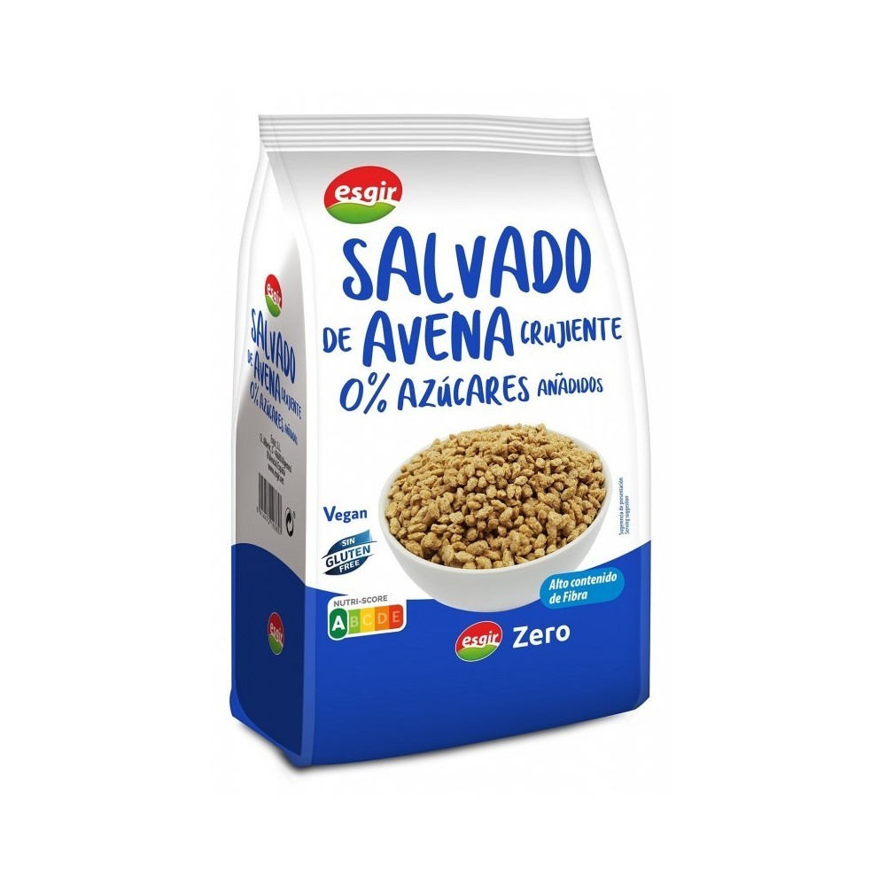 Salvado de Avena Crujiente 0% Azucares Añadidos. Esgir