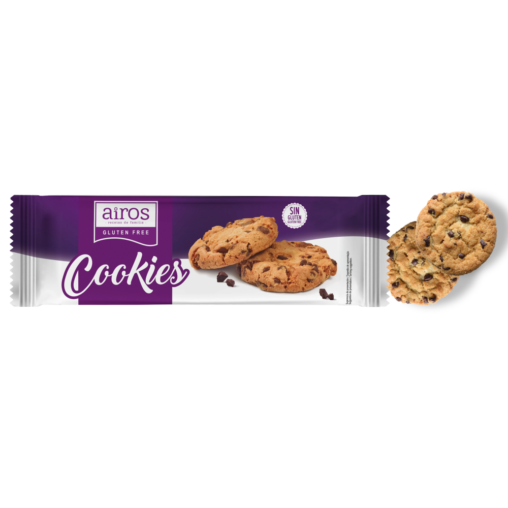 Cookies 190 grs. Sin gluten - Airos