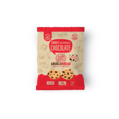 Galletas con Pepitas de Chocolate 150 grs. Sin gluten - AbueloBread