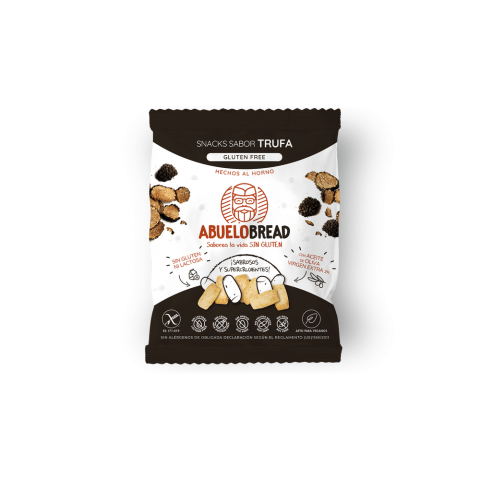 Snack Sabor Trufa - 50 grs. Sin gluten - AbueloBread
