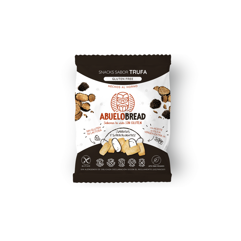 Snack Sabor Trufa - 50 grs. Sin gluten - AbueloBread
