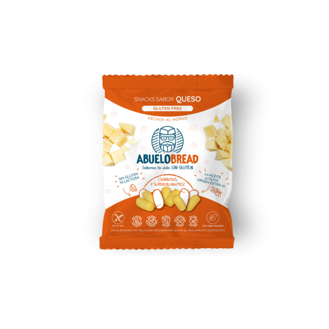 Snack Sabor Queso - 50 grs. Sin gluten - AbueloBread