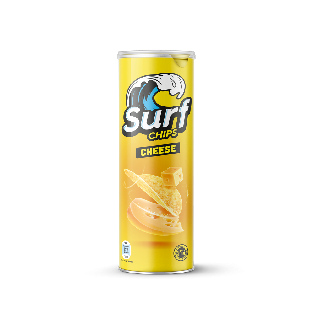 Patatas Sabor Queso 160 g - Sin gluten  - Surf Chips