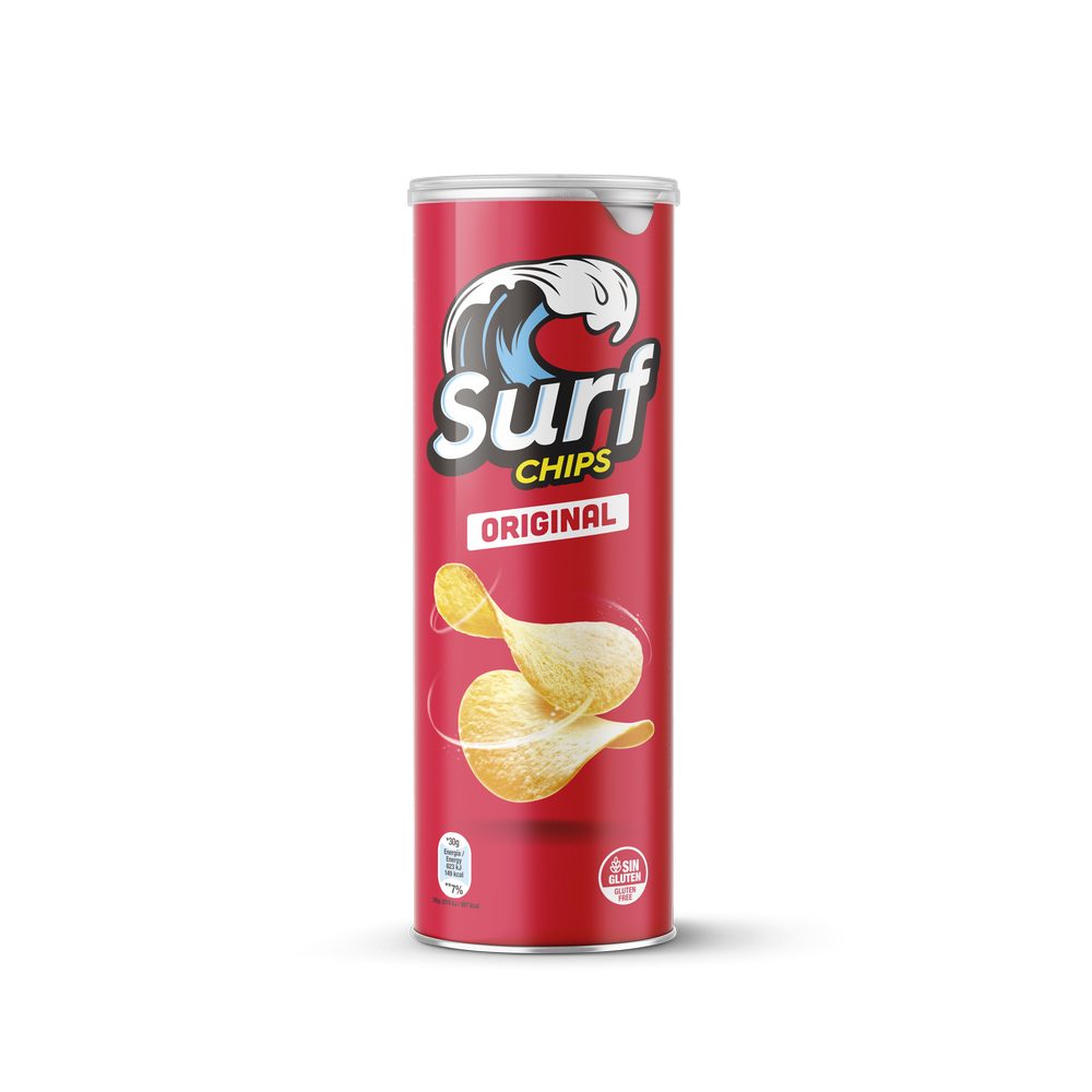 Patatas Sabor Original 160 g - Sin gluten  - Surf Chips