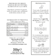 Preparado Vegetal para Hamburguesas y Albóndigas 300gr