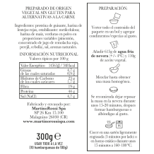 Preparado Vegetal de Vacuno para Hamburguesas y Albóndigas 300gr