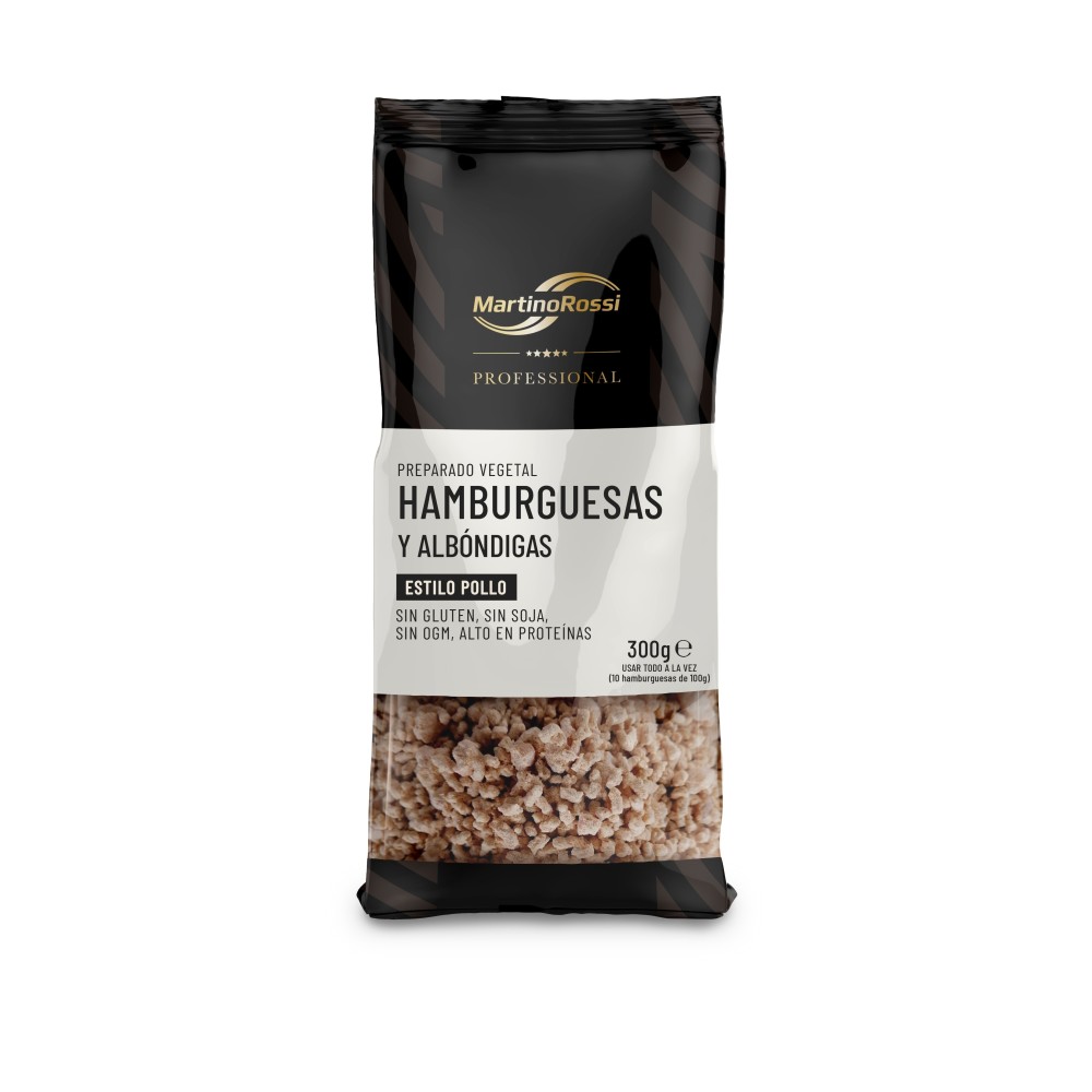 Preparado Vegetal de Pollo para Hamburguesas y Albóndigas 300gr