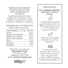 Preparado Vegetal Alternativa al Huevo 500gr