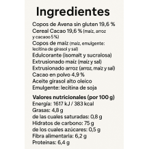 Muesli crujiente ZERO Cacao 300 g - Sin gluten - Esgir