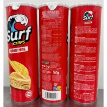 Patatas Sabor Original 160 g - Sin gluten  - Surf Chips