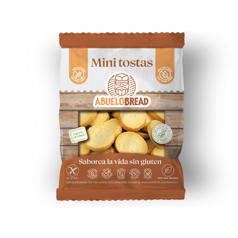 Mini Tostas 100g - Sin Gluten - AbueloBread