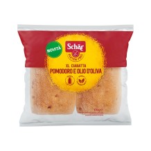 Ciabatta Tomate y Aceite de Oliva Sin gluten - Schär - 170 g.